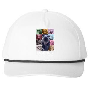 Moon Deng The Eras Tour Meme Hippo Snapback Five-Panel Rope Hat