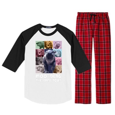 Moon Deng The Eras Tour Meme Hippo Raglan Sleeve Pajama Set