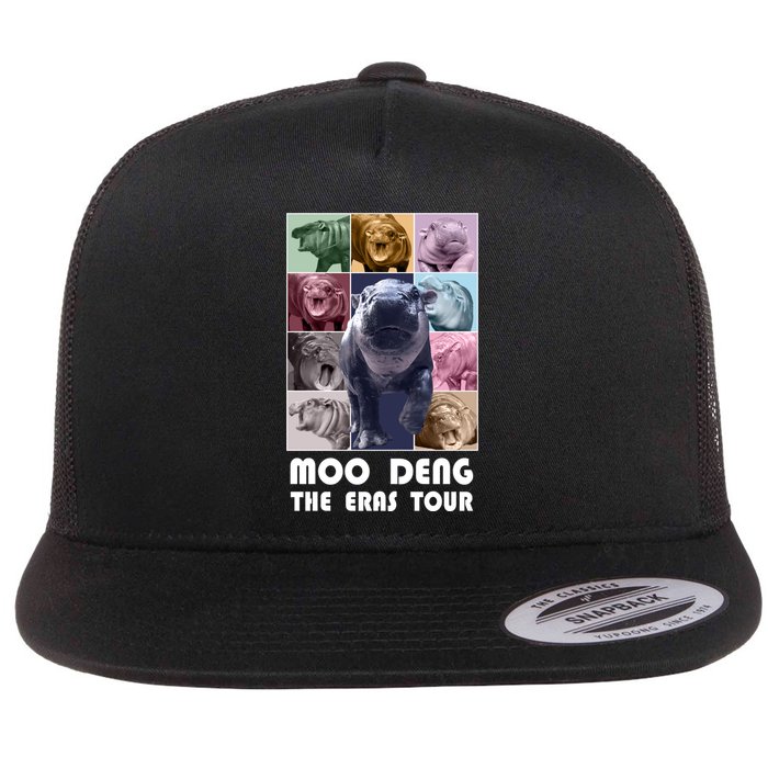 Moon Deng The Eras Tour Meme Hippo Flat Bill Trucker Hat