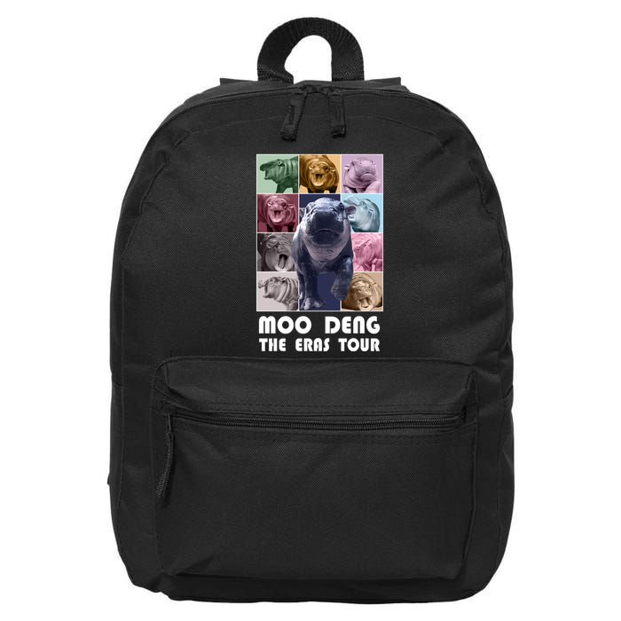 Moon Deng The Eras Tour Meme Hippo 16 in Basic Backpack