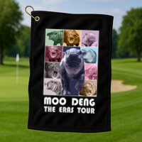 Moon Deng The Eras Tour Meme Hippo Golf Towel