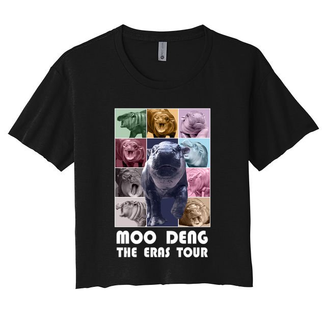Moon Deng The Eras Tour Meme Hippo Crop Top