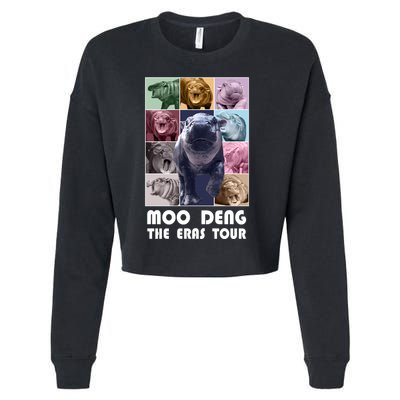 Moon Deng The Eras Tour Meme Hippo Cropped Pullover Crew