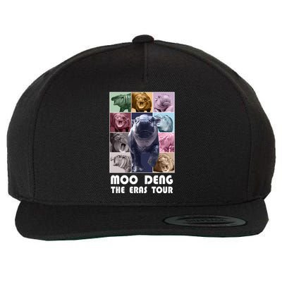 Moon Deng The Eras Tour Meme Hippo Wool Snapback Cap