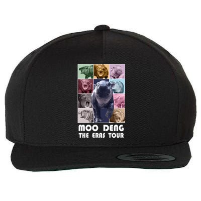 Moon Deng The Eras Tour Meme Hippo Wool Snapback Cap