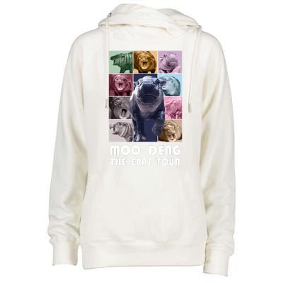 Moon Deng The Eras Tour Meme Hippo Womens Funnel Neck Pullover Hood