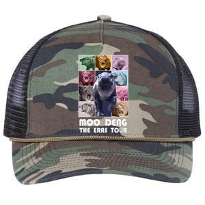 Moon Deng The Eras Tour Meme Hippo Retro Rope Trucker Hat Cap