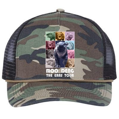 Moon Deng The Eras Tour Meme Hippo Retro Rope Trucker Hat Cap