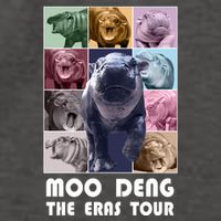 Moon Deng The Eras Tour Meme Hippo Vector Backpack