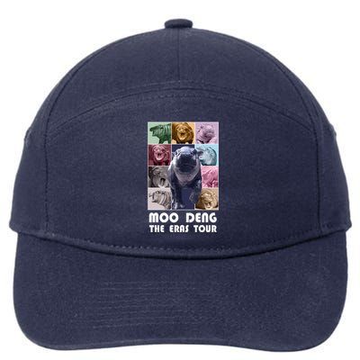 Moon Deng The Eras Tour Meme Hippo 7-Panel Snapback Hat