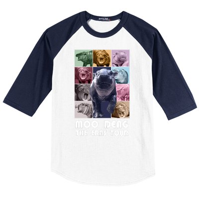 Moon Deng The Eras Tour Meme Hippo Baseball Sleeve Shirt