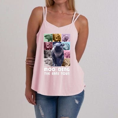 Moon Deng The Eras Tour Meme Hippo Women's Strappy Tank