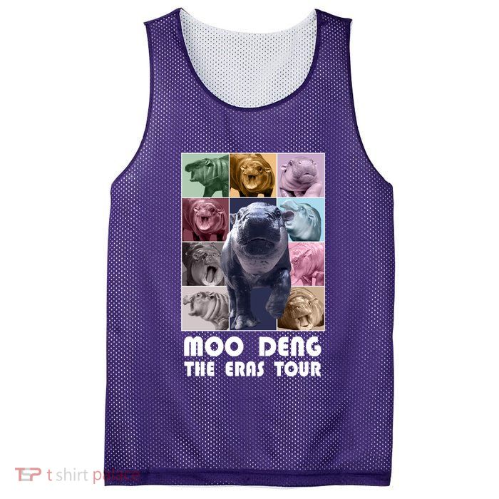 Moon Deng The Eras Tour Meme Hippo Mesh Reversible Basketball Jersey Tank