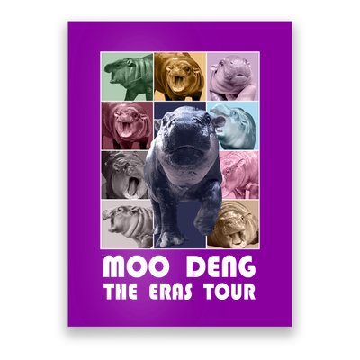 Moon Deng The Eras Tour Meme Hippo Poster