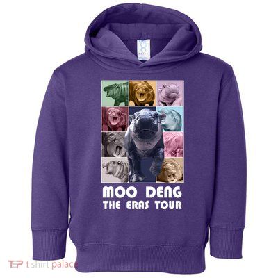 Moon Deng The Eras Tour Meme Hippo Toddler Hoodie