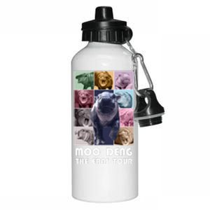 Moon Deng The Eras Tour Meme Hippo Aluminum Water Bottle 