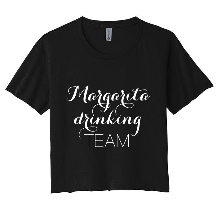 Margarita Drinking Team Women's Crop Top Tee