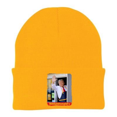 Maga Donalds Trump 2024 Mcdon Election Knit Cap Winter Beanie