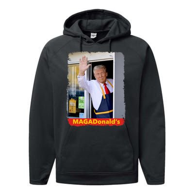 Maga Donalds Trump 2024 Mcdon Election Performance Fleece Hoodie