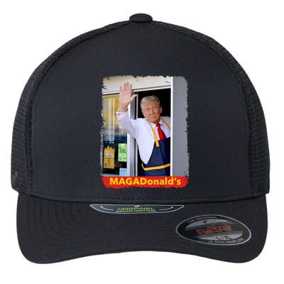 Maga Donalds Trump 2024 Mcdon Election Flexfit Unipanel Trucker Cap