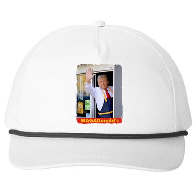 Maga Donalds Trump 2024 Mcdon Election Snapback Five-Panel Rope Hat