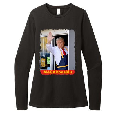 Maga Donalds Trump 2024 Mcdon Election Womens CVC Long Sleeve Shirt