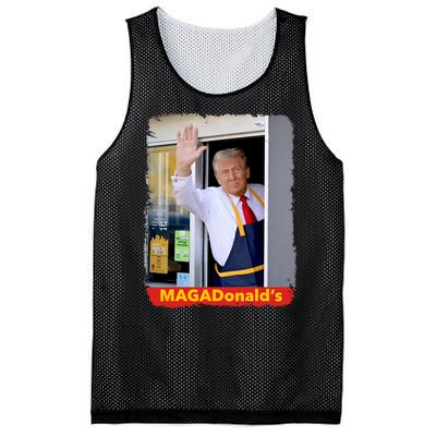 Maga Donalds Trump 2024 Mcdon Election Mesh Reversible Basketball Jersey Tank