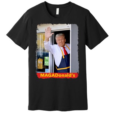 Maga Donalds Trump 2024 Mcdon Election Premium T-Shirt