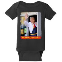 Maga Donalds Trump 2024 Mcdon Election Baby Bodysuit