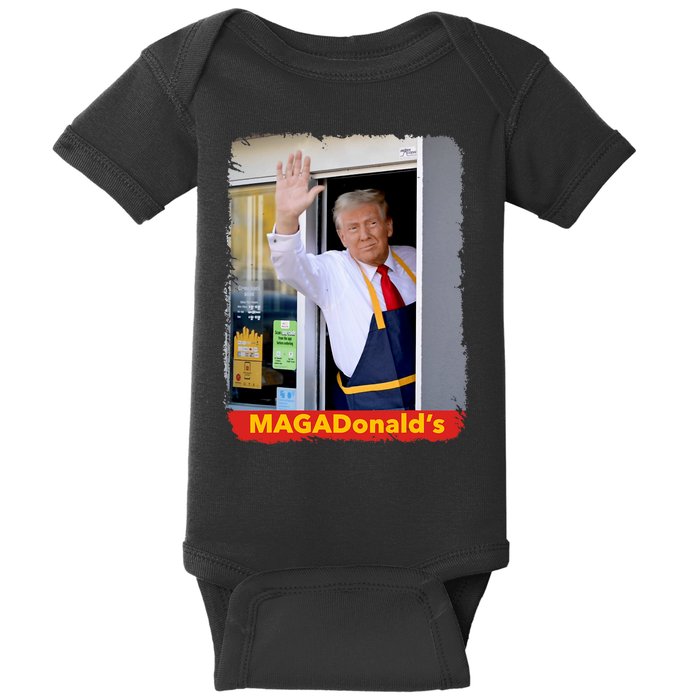 Maga Donalds Trump 2024 Mcdon Election Baby Bodysuit