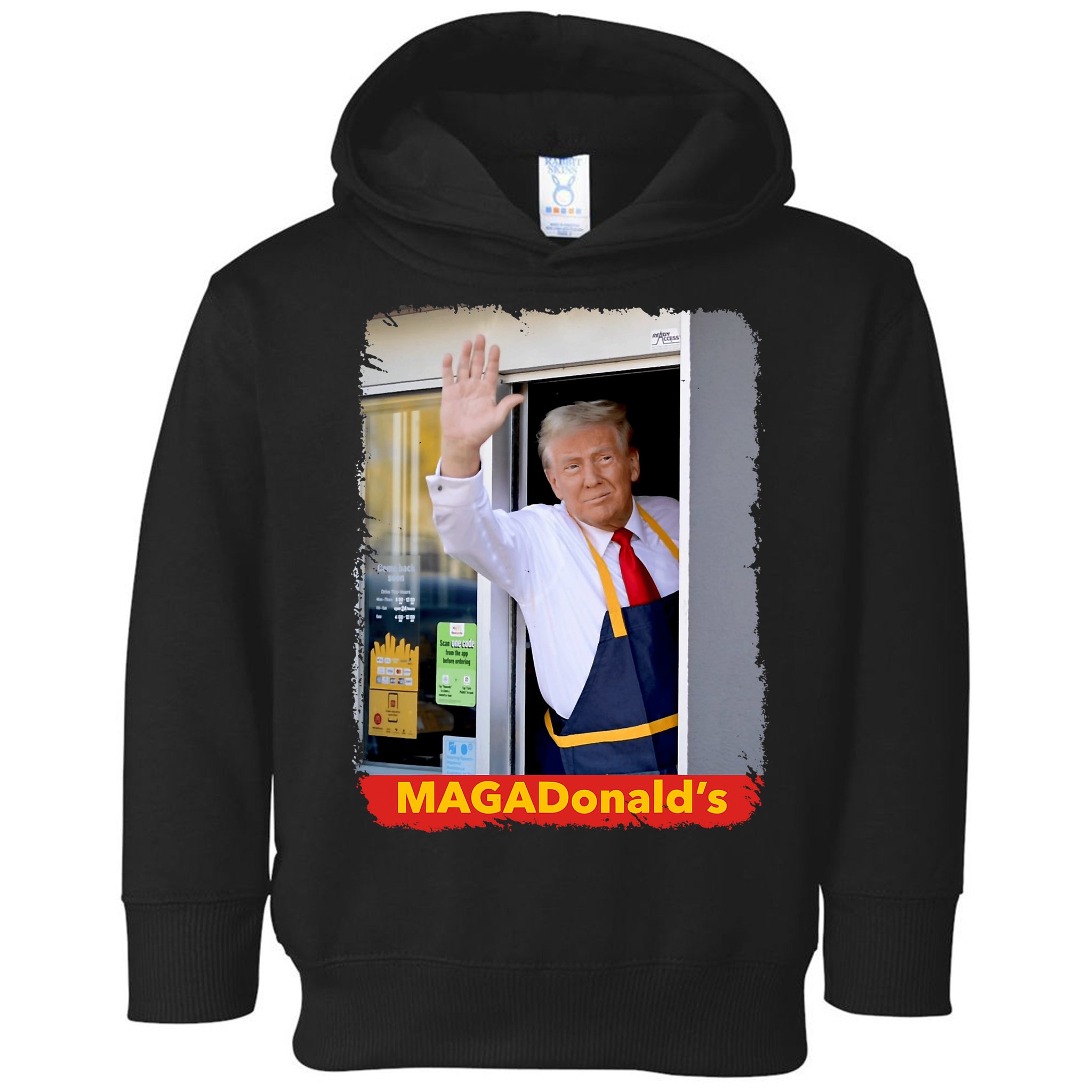 Maga Donalds Trump 2024 Mcdon Election Toddler Hoodie