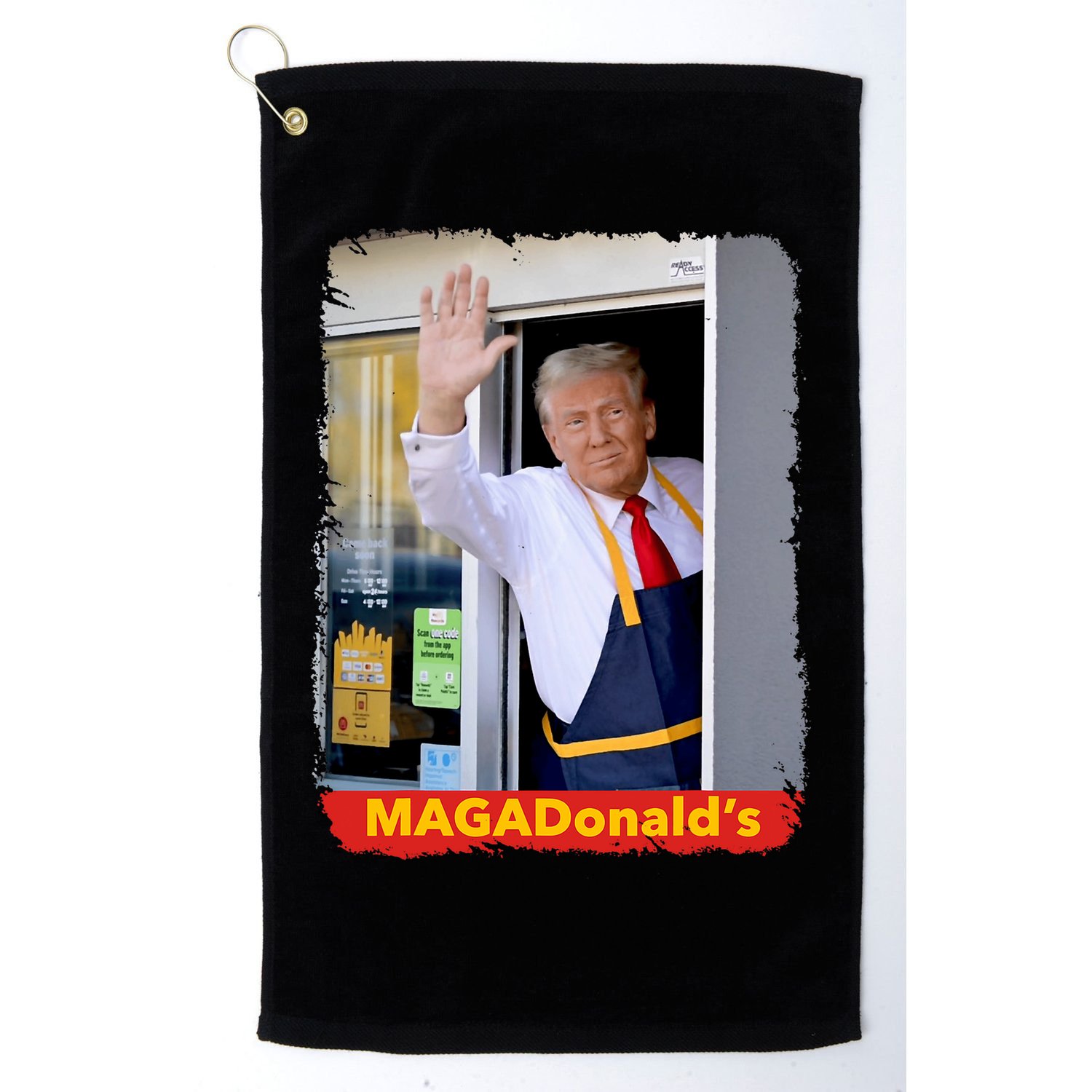Maga Donalds Trump 2024 Mcdon Election Golf Towel