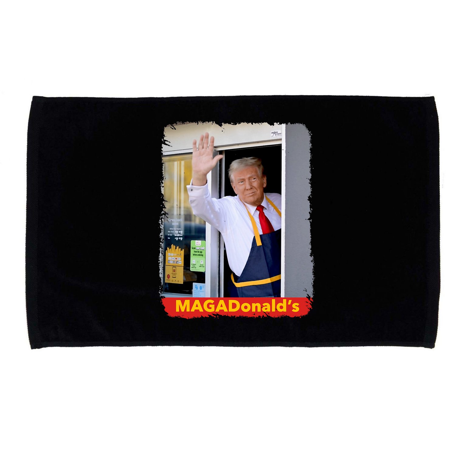 Maga Donalds Trump 2024 Mcdon Election Microfiber Hand Towel