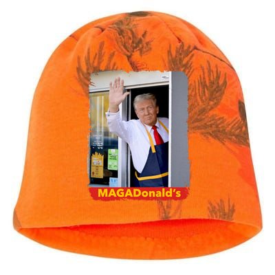 Maga Donalds Trump 2024 Mcdon Election Kati - Camo Knit Beanie