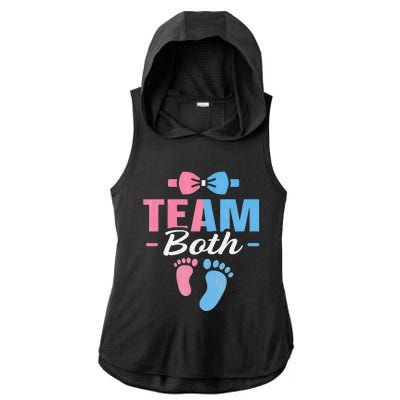 Mother's Day Track & Field Mom Marathon Running Ladies PosiCharge Tri-Blend Wicking Draft Hoodie Tank