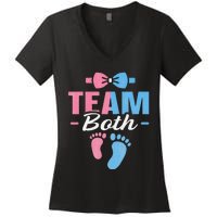 Mother's Day Track & Field Mom Marathon Running Women's V-Neck T-Shirt