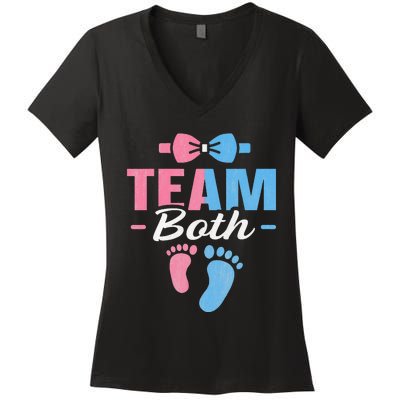 Mother's Day Track & Field Mom Marathon Running Women's V-Neck T-Shirt