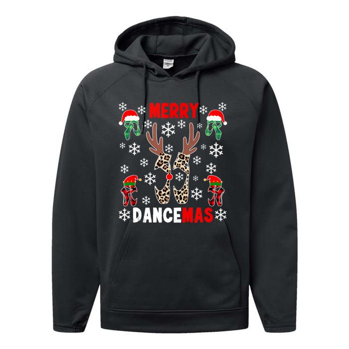 Merry Dancemas Tank Top Performance Fleece Hoodie