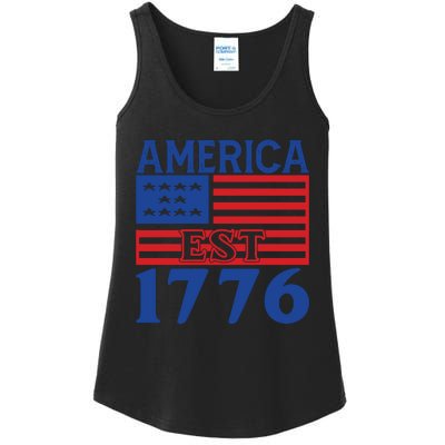 Memorial Day T  America Est Ladies Essential Tank