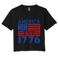 Memorial Day T  America Est Women's Crop Top Tee