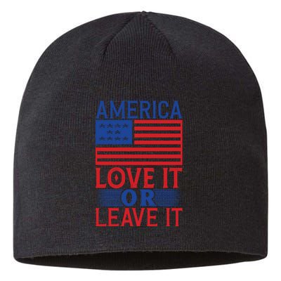 Memorial Day T  America Sustainable Beanie