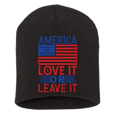 Memorial Day T  America Short Acrylic Beanie