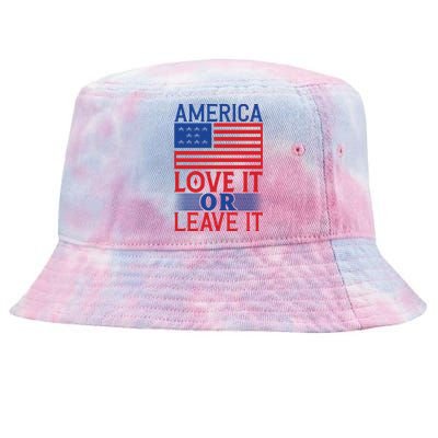 Memorial Day T  America Tie-Dyed Bucket Hat