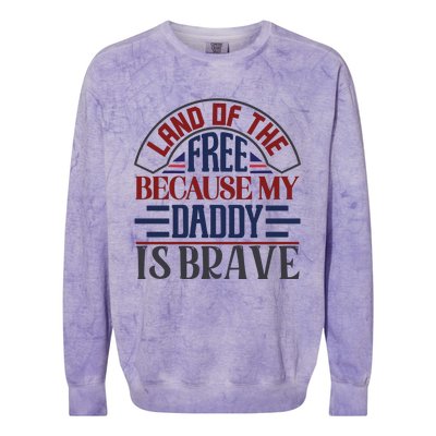 Memorial Day T Colorblast Crewneck Sweatshirt