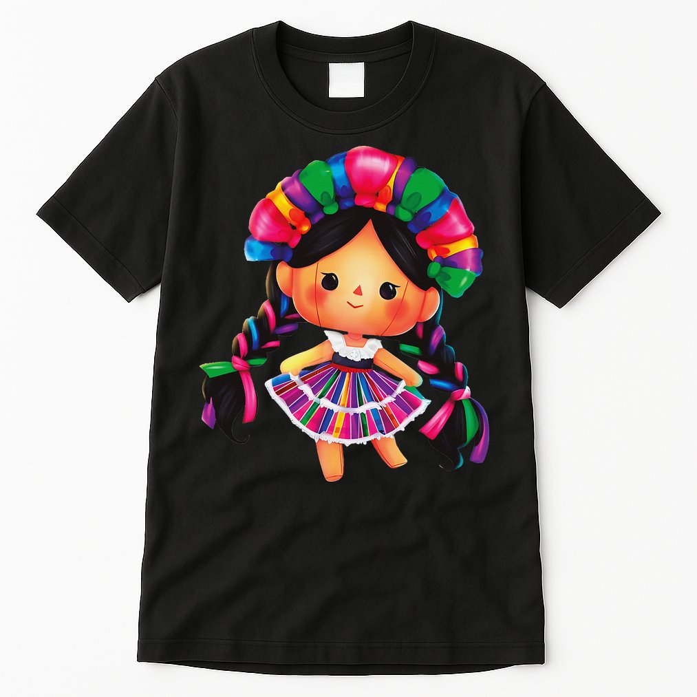 Muneca De Trapo Mexicana Mazahua Mexicans Otomi Maria Lele Tall T-Shirt