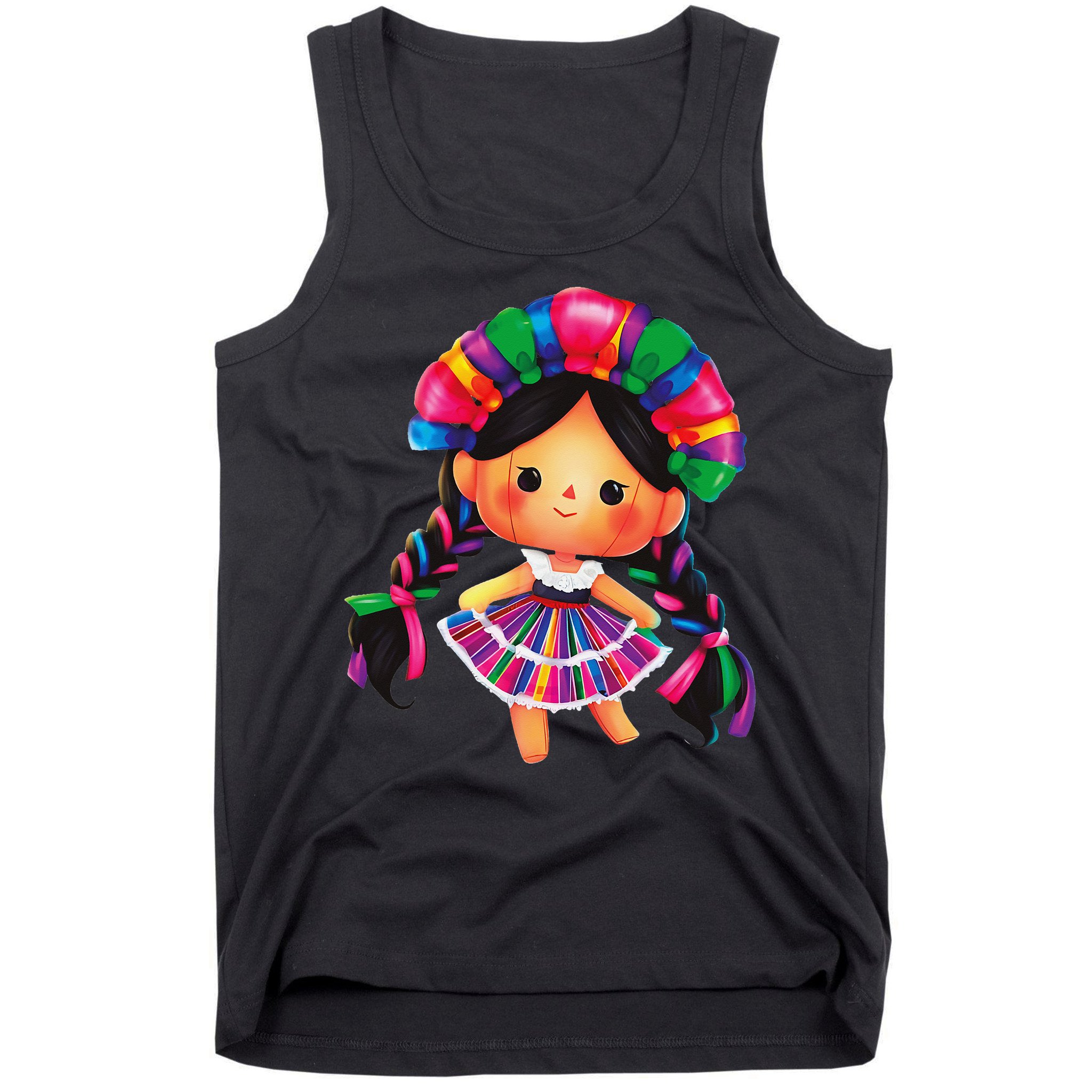 Muneca De Trapo Mexicana Mazahua Mexicans Otomi Maria Lele Tank Top