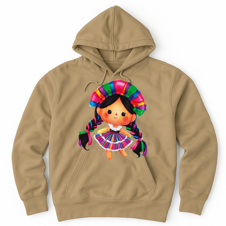 Muneca De Trapo Mexicana Mazahua Mexicans Otomi Maria Lele Hoodie