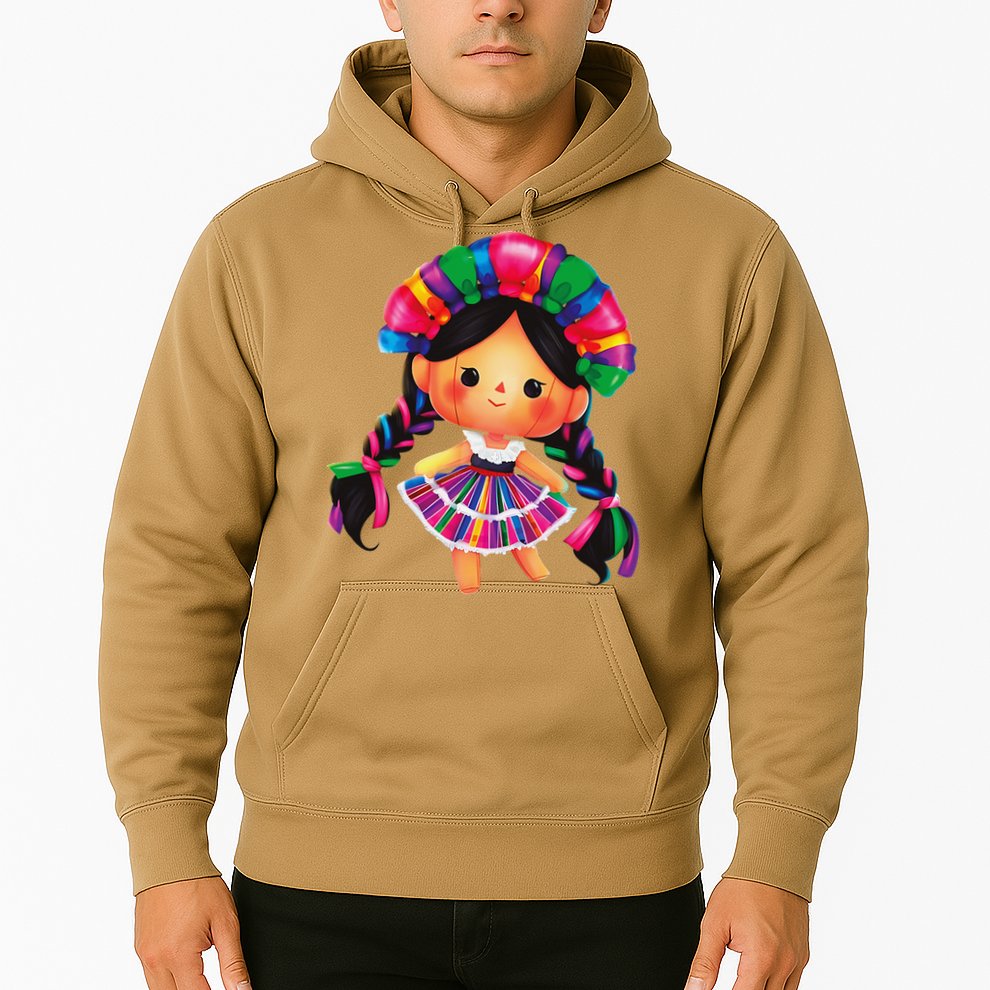 Muneca De Trapo Mexicana Mazahua Mexicans Otomi Maria Lele Hoodie
