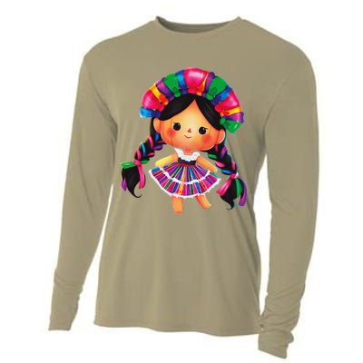 Muneca De Trapo Mexicana Mazahua Mexicans Otomi Maria Lele Cooling Performance Long Sleeve Crew