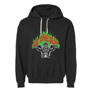 Mtn Dew Throttle Up Out Of Hell Garment-Dyed Fleece Hoodie